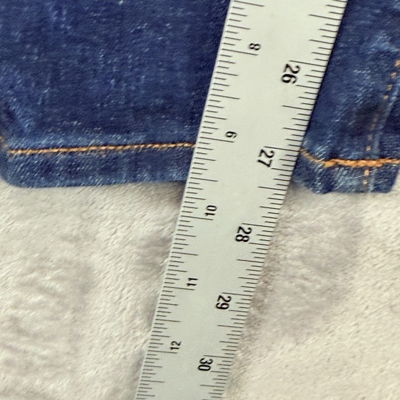 J.CREW Women's Size 27 9" Toothpick Stretch Skinny Blue Jeans High-rise Zip Fly - Picture 7 of 13